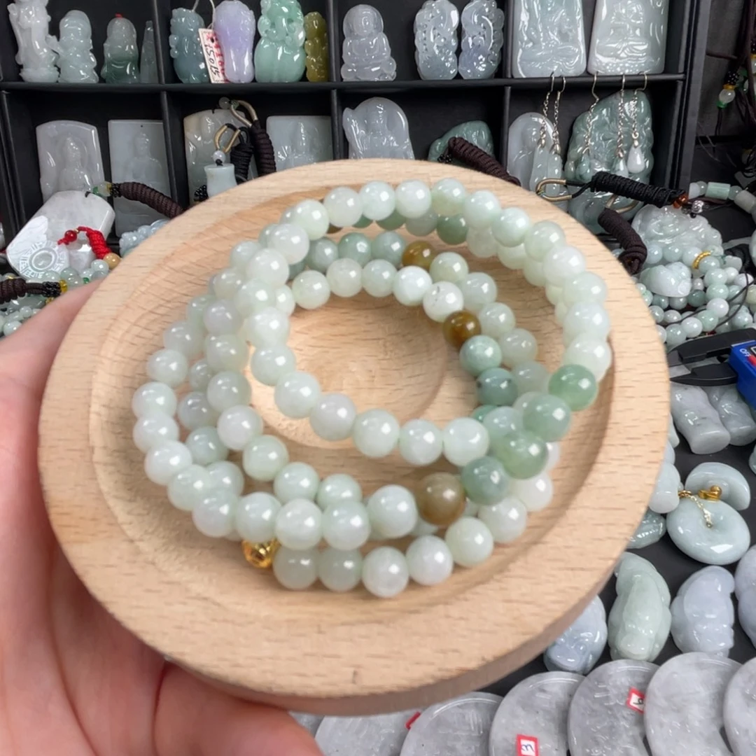 翡翠未镶嵌吊坠(不含链)微瑕