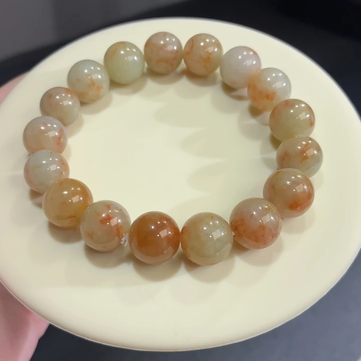 翡翠未镶嵌手链冰胶桂花糕卡12.2