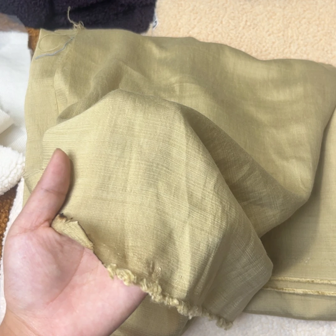 卡其色天丝苎麻3米