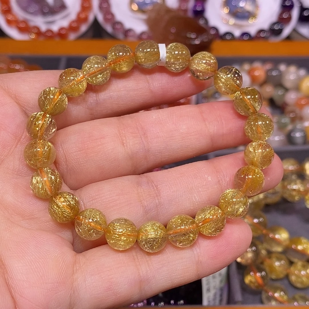 未镶嵌手镯水晶金发晶8.8