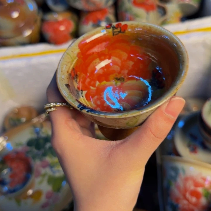 瓷片景德镇陶瓷手工手绘