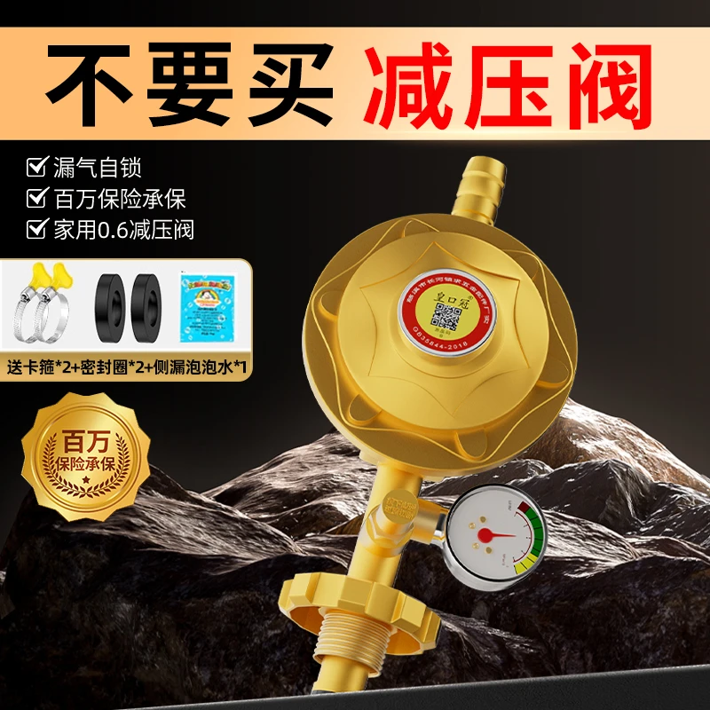 新国标煤气减压阀自闭阀煤气罐液化气家用猛火安全阀自动关闭燃气