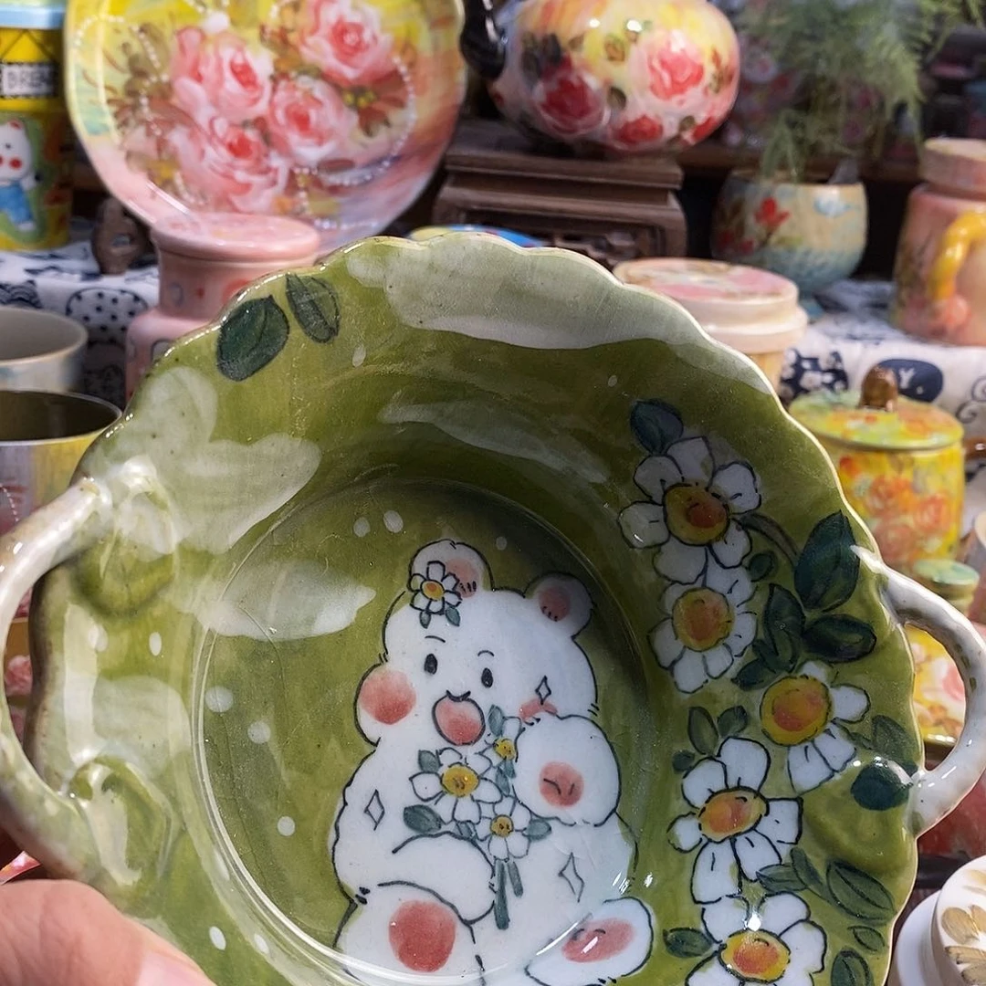 瓷片手绘陶瓷福利多多