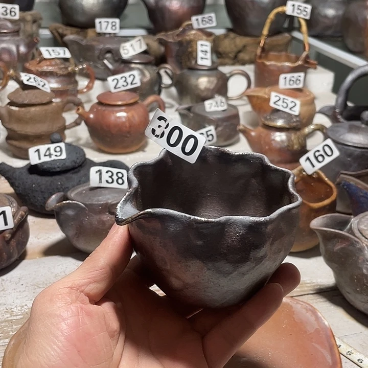 纯手工柴烧茶具精品300