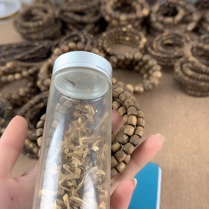 沉香沉香碎屑奇楠沉香沉浮乌身07鼓珠21g多圈多样性发一