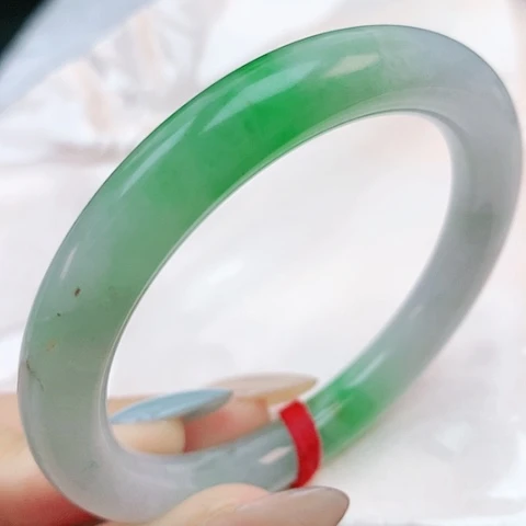 未镶嵌手镯翡翠53圆条882164