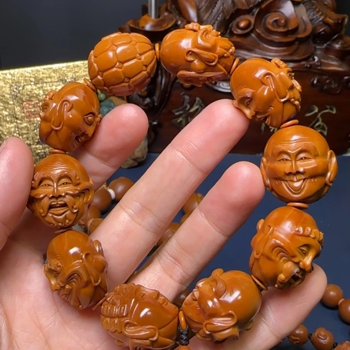 手串/手链橄榄核十八罗汉2.2铁核