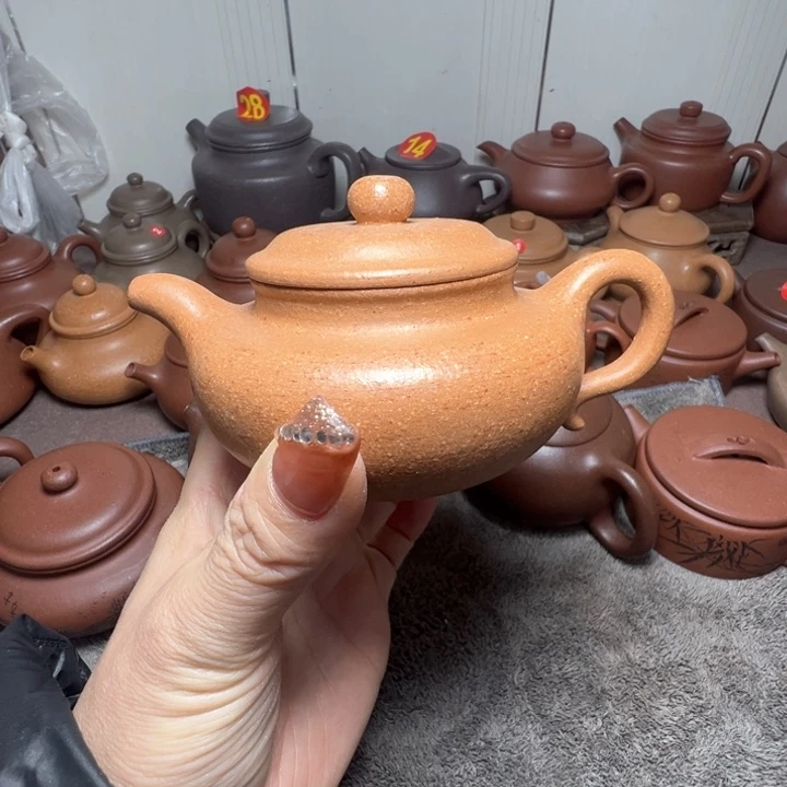 紫砂茶壶欧*瑕疵仿古