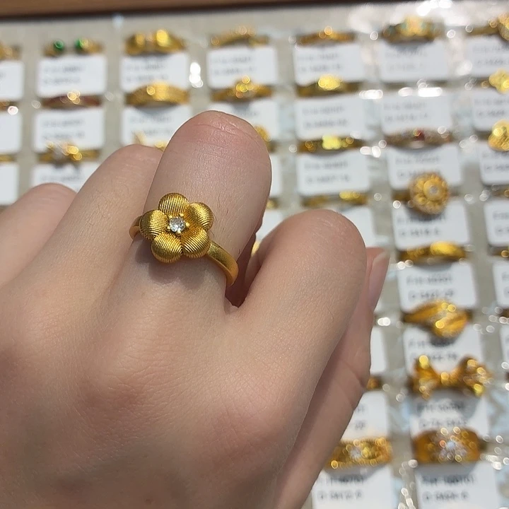 铜合金3416强保色发 1 个壹笔壹戒指