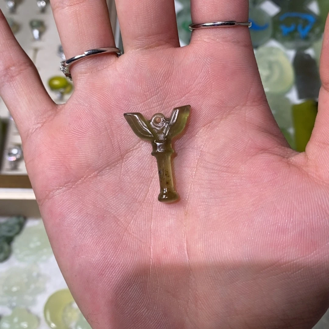 未镶嵌岫玉吊坠(不含链)