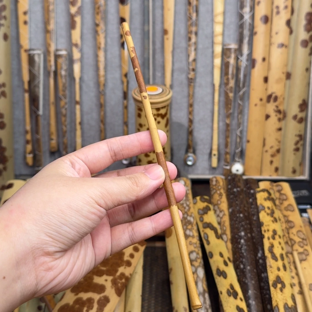 扇子精品福建红湘妃竹料