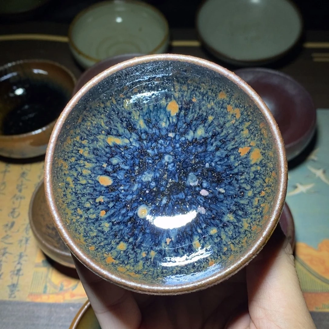 建盏龙窑柴烧手工?****友
