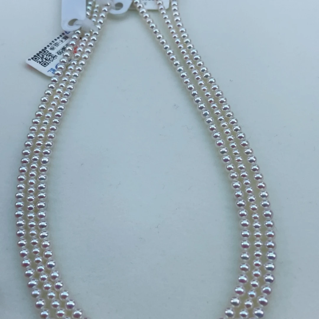 银S925镶嵌淡水珍珠3.5小灯泡亮瞎眼