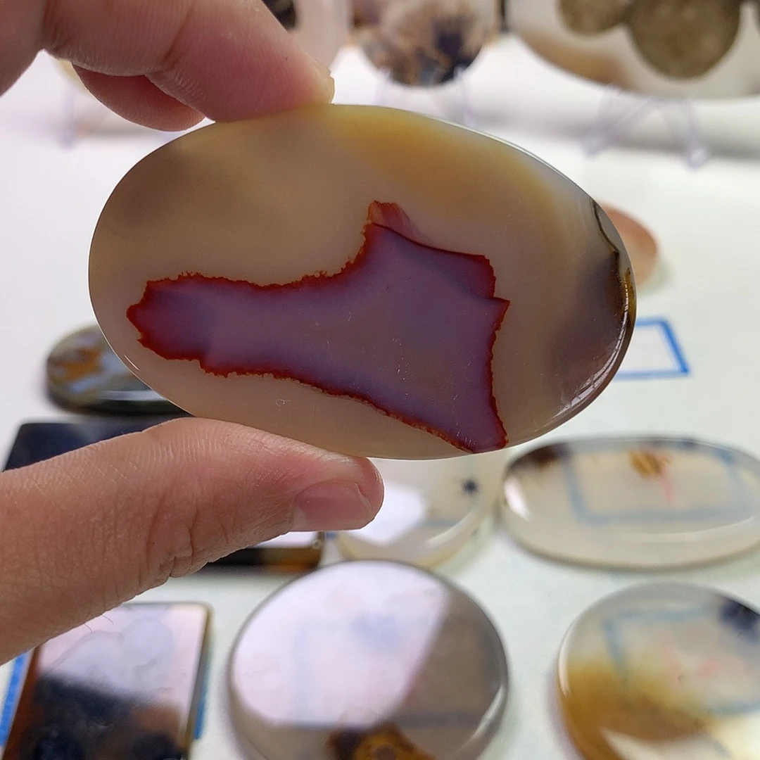 未镶嵌玛瑙/玉髓珠宝半成品