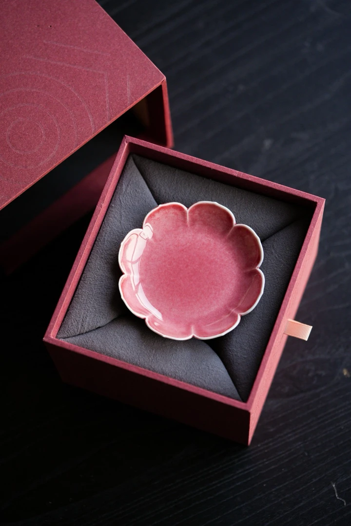 《芳芳吖》谷雨山房豇豆红宝莲杯托