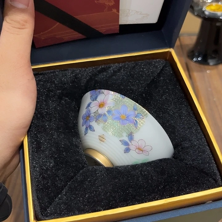 羊脂玉小二精选茶具孤品