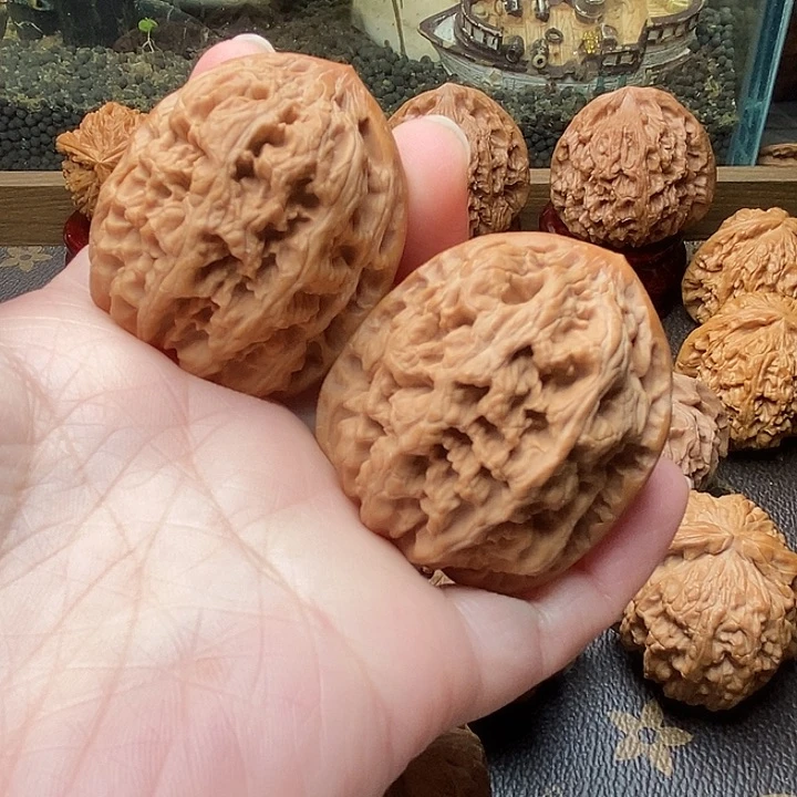 吊坠文玩核桃将军榜边稍差尺