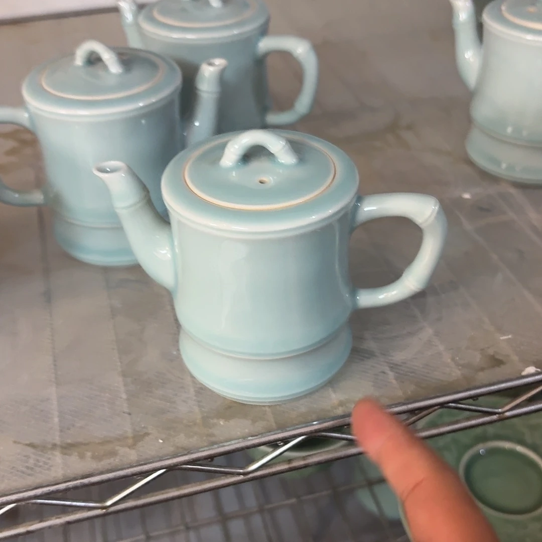 龙泉青瓷茶具微瑕