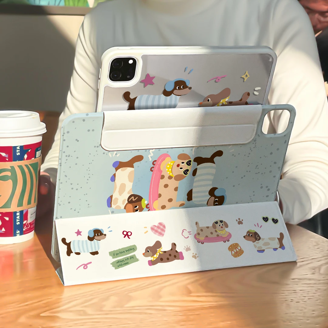 【里外都好看+磁吸拆分】iPad11卡通壳air7全包y折叠mini防弯保护套