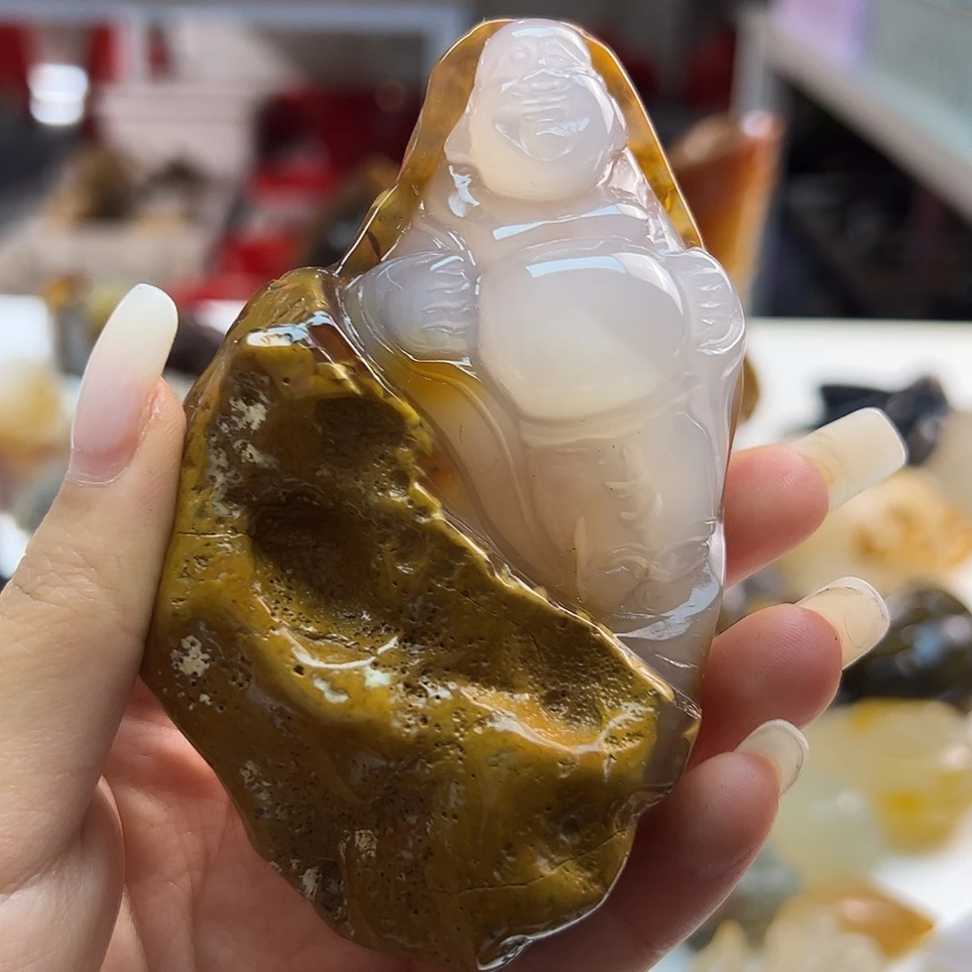 玛瑙/玉髓未镶嵌吊坠(不含链)