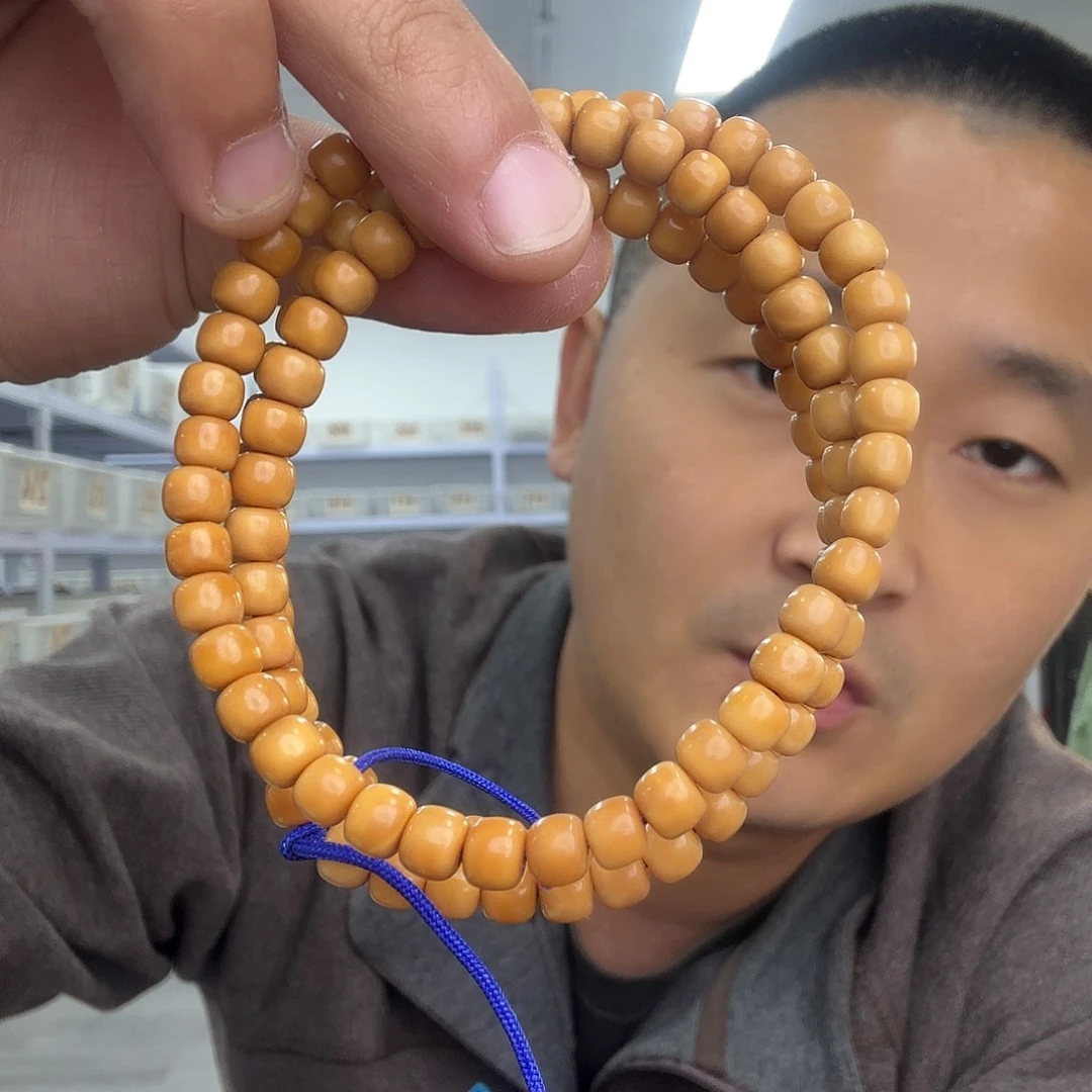 手串白玉菩提7龙脊108