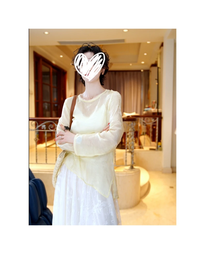 25146674【暗香】百搭显瘦高级套头上衣