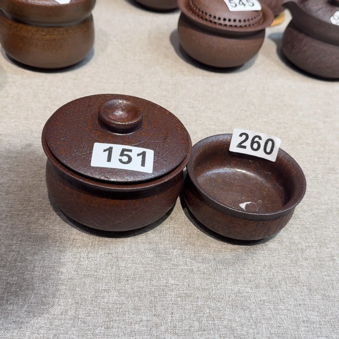 粗瓷茶具素色盖碗