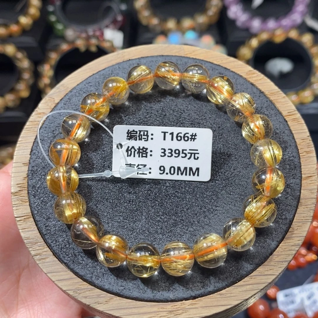 手链未镶嵌发晶T166# 9mm