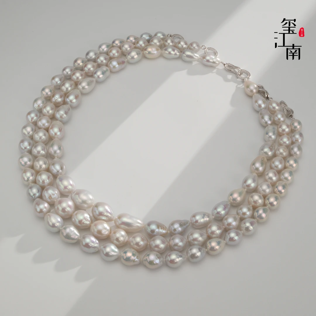 巴洛克｜淡水珍珠项链S925银7～11mm多样发1条FX0253