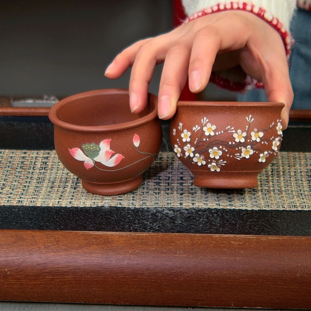 【闪购商品】紫砂茶杯高货放漏