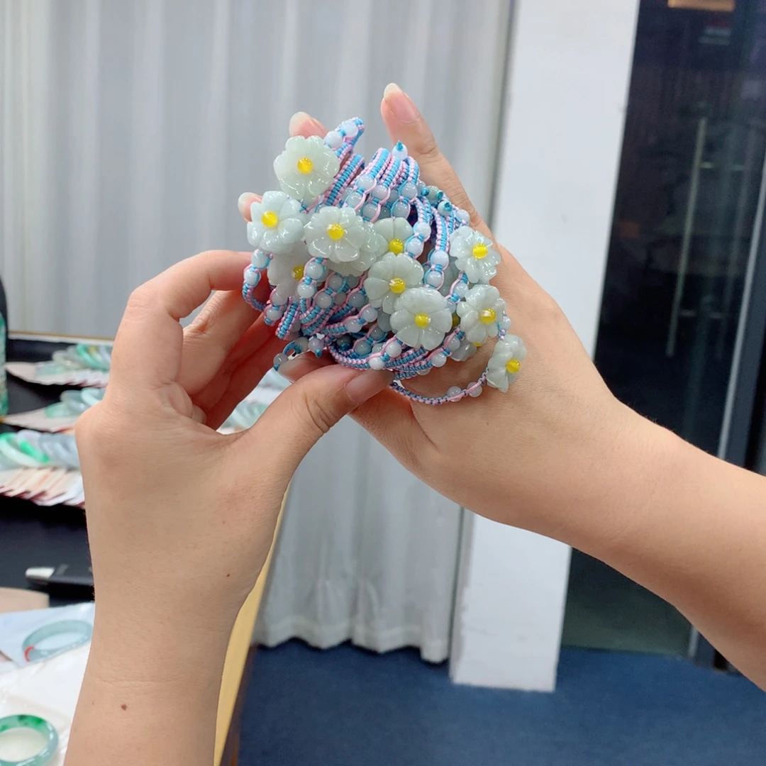 翡翠未镶嵌手链买断