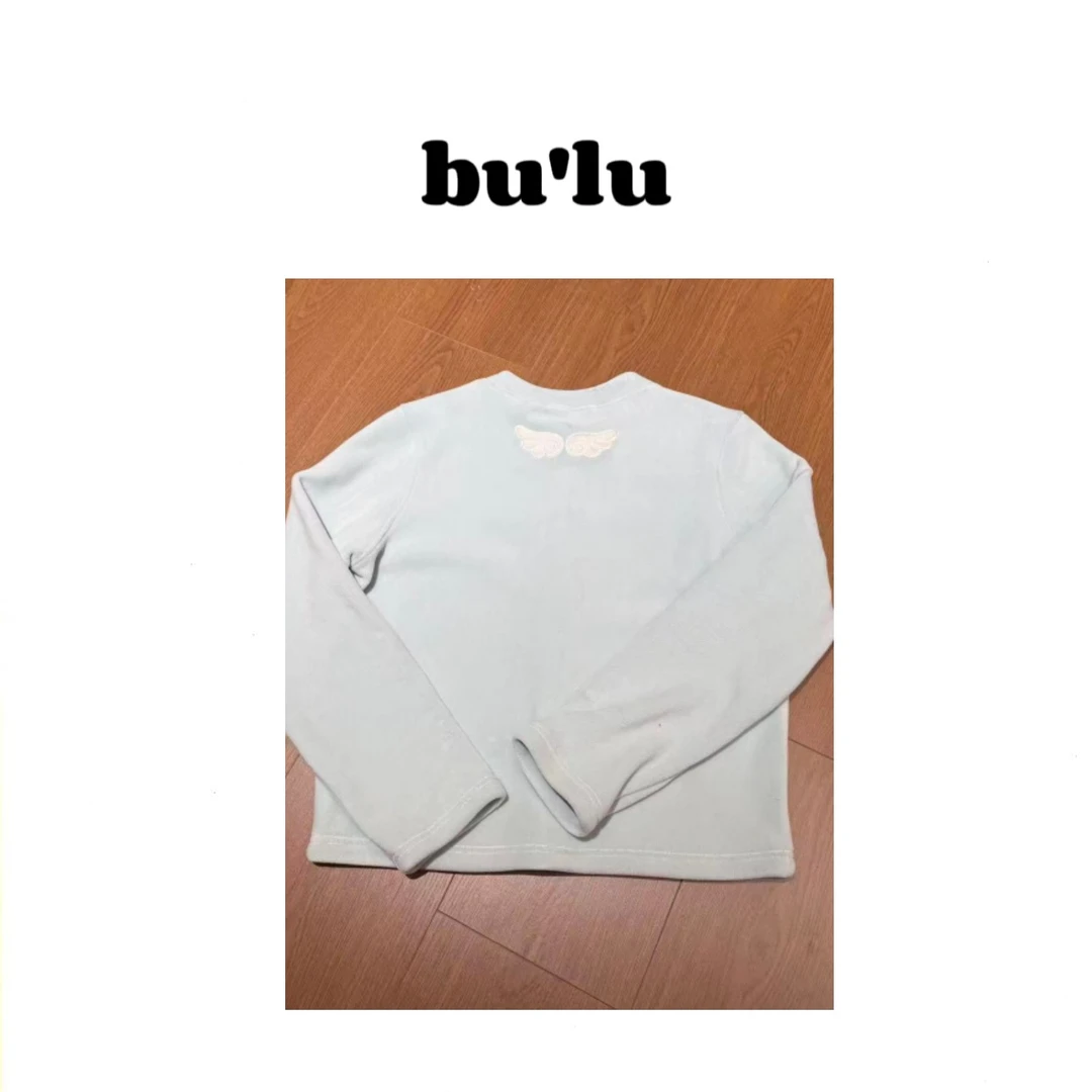bu'lu“天使之翼” 25秋冬新款百搭长袖纯色休闲上衣