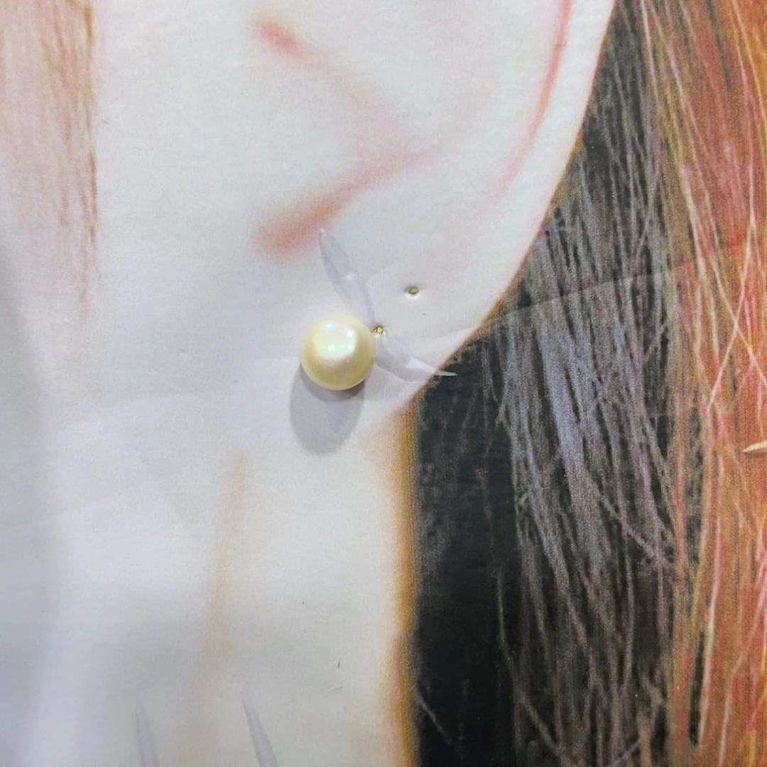 和田玉耳饰银S925镀金镶嵌晚