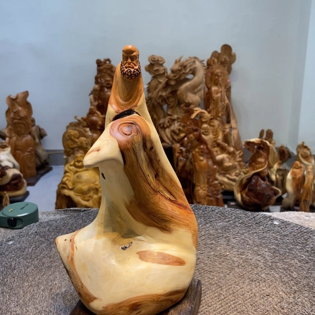 柏木（崖柏）太行崖柏根雕摆件