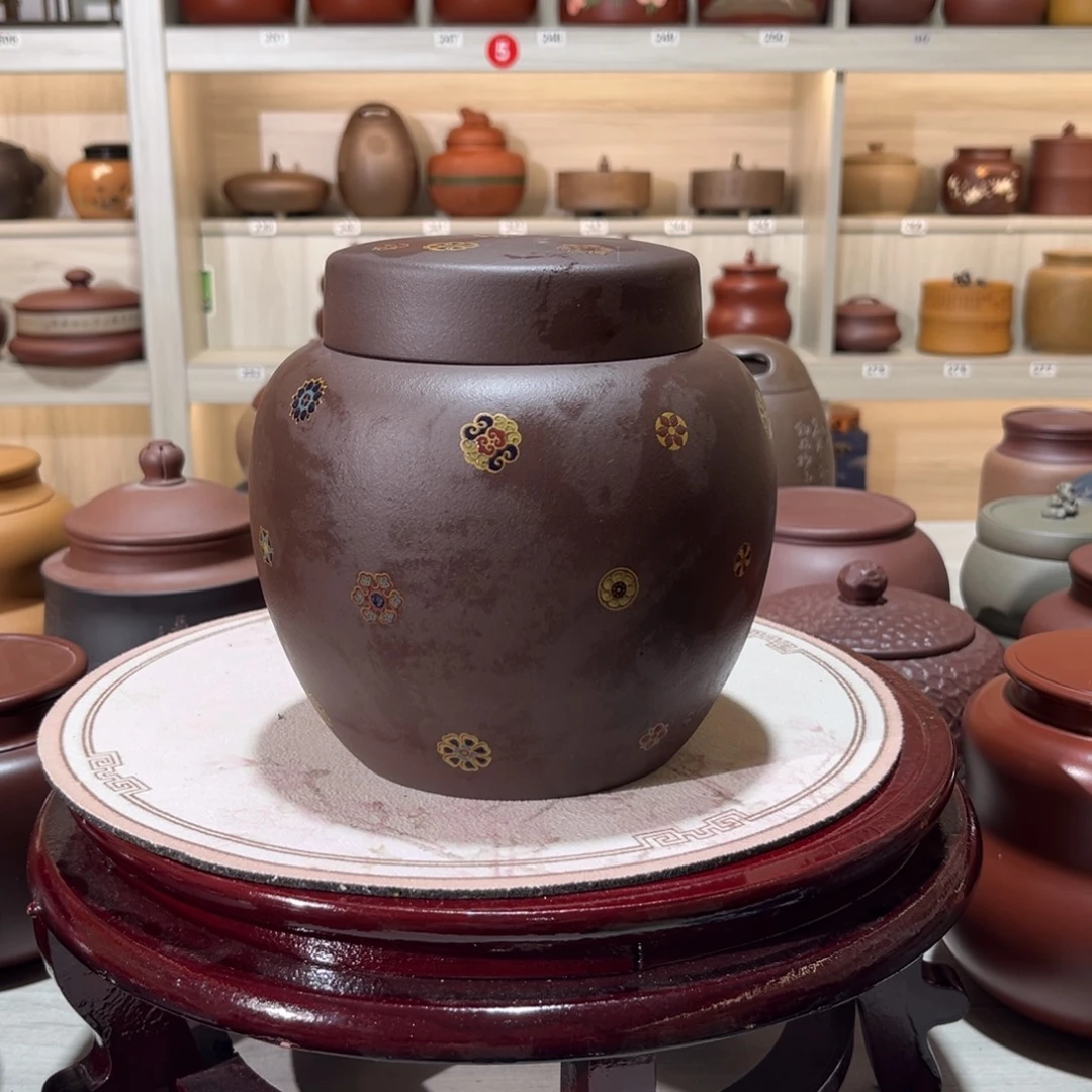 紫砂茶叶罐紫砂罐