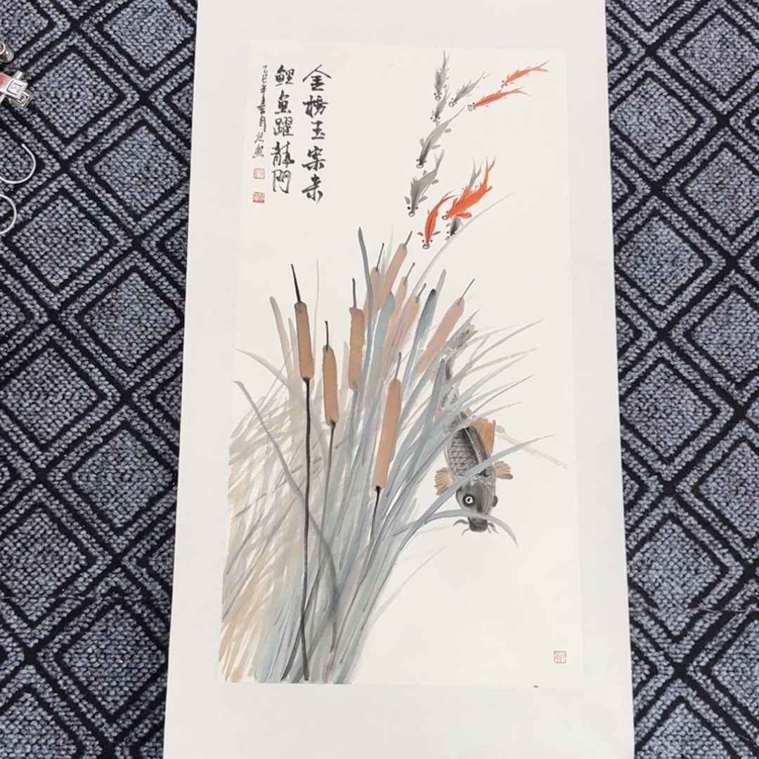 国画张翠英老师四尺四开花鸟旭