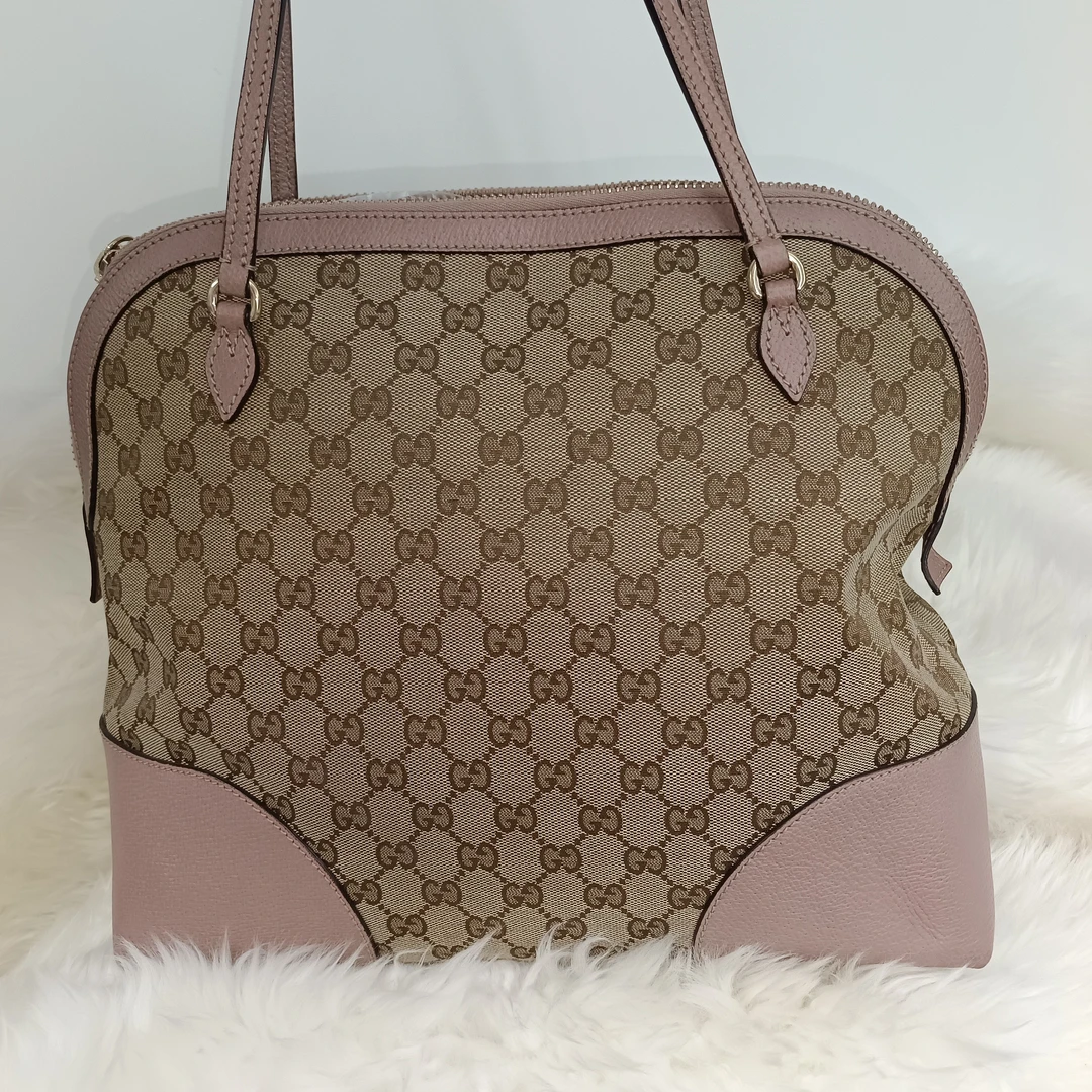 95新 GUCCI/古驰 冰冰中古/GUCCI/古驰/老花贝壳/粉色