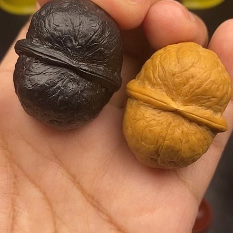文玩核桃把件37尺寿星元宝