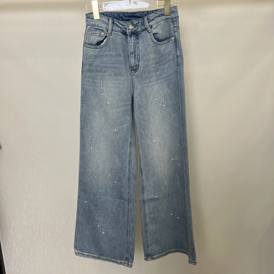 南油新款百搭潮流牛仔裤0474