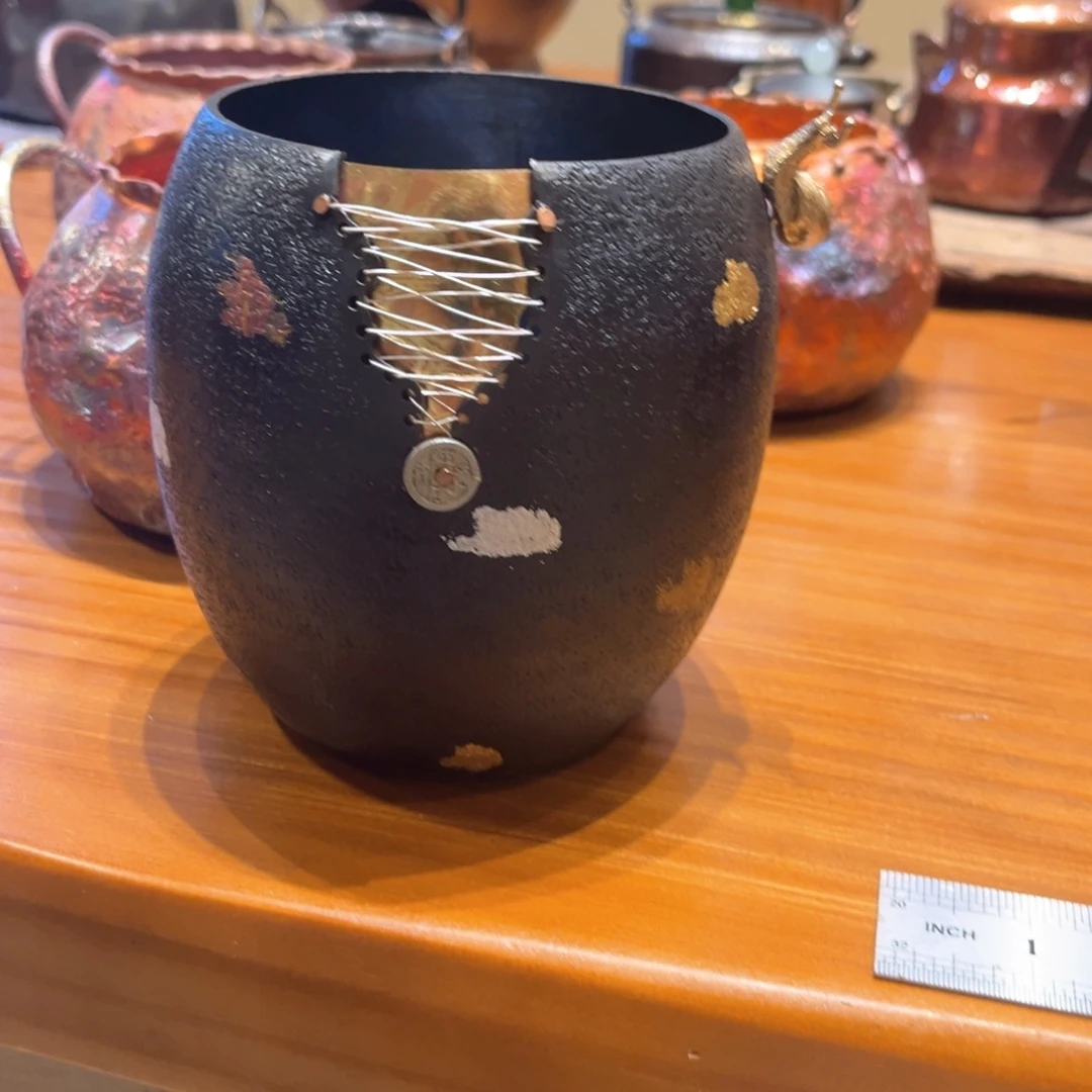 银丝复古茶洗手工锻打工艺