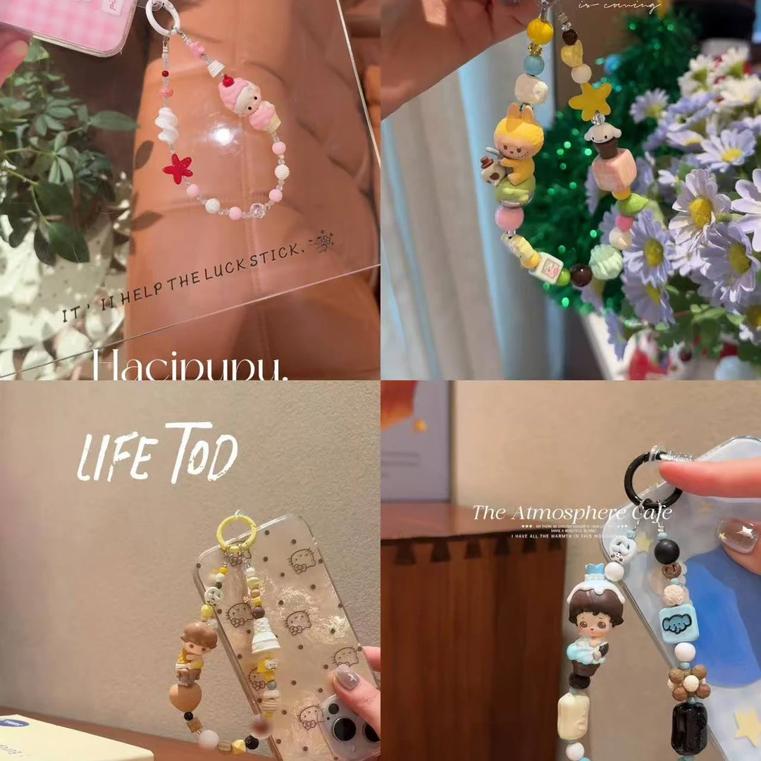 【冰淇凌系列】潮玩手机壳挂件DIY饰品包挂饰创意个性可爱手机链