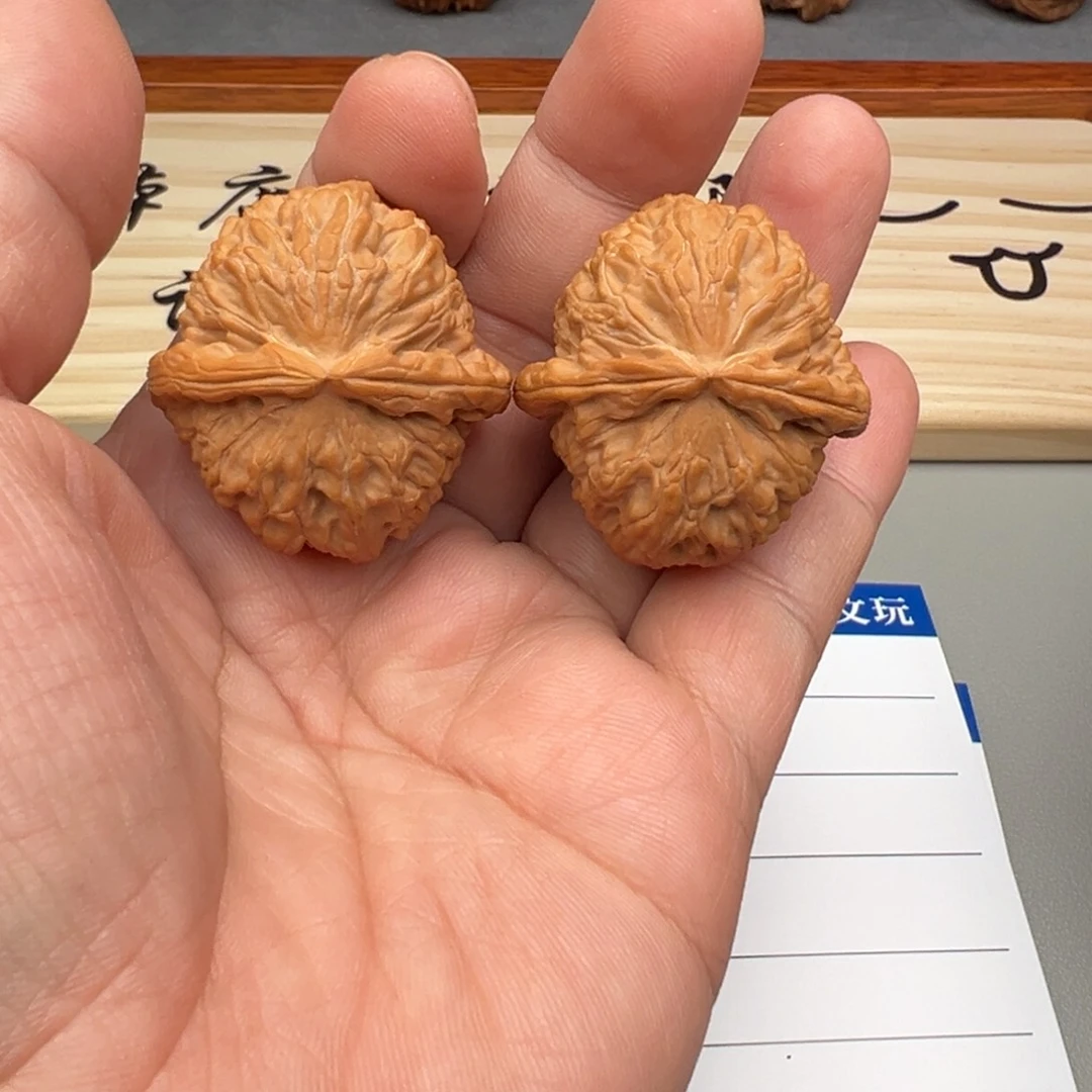 文玩核桃把件球白35
