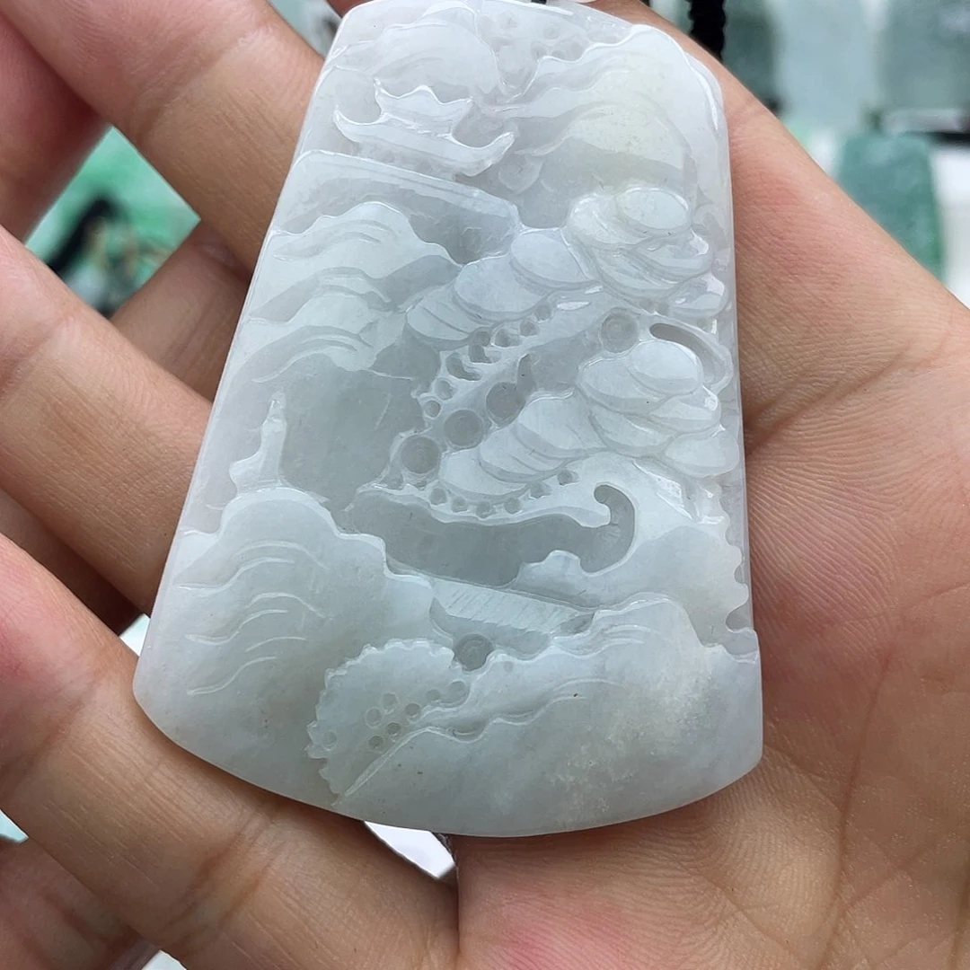 颈饰未镶嵌翡翠小*翡翠