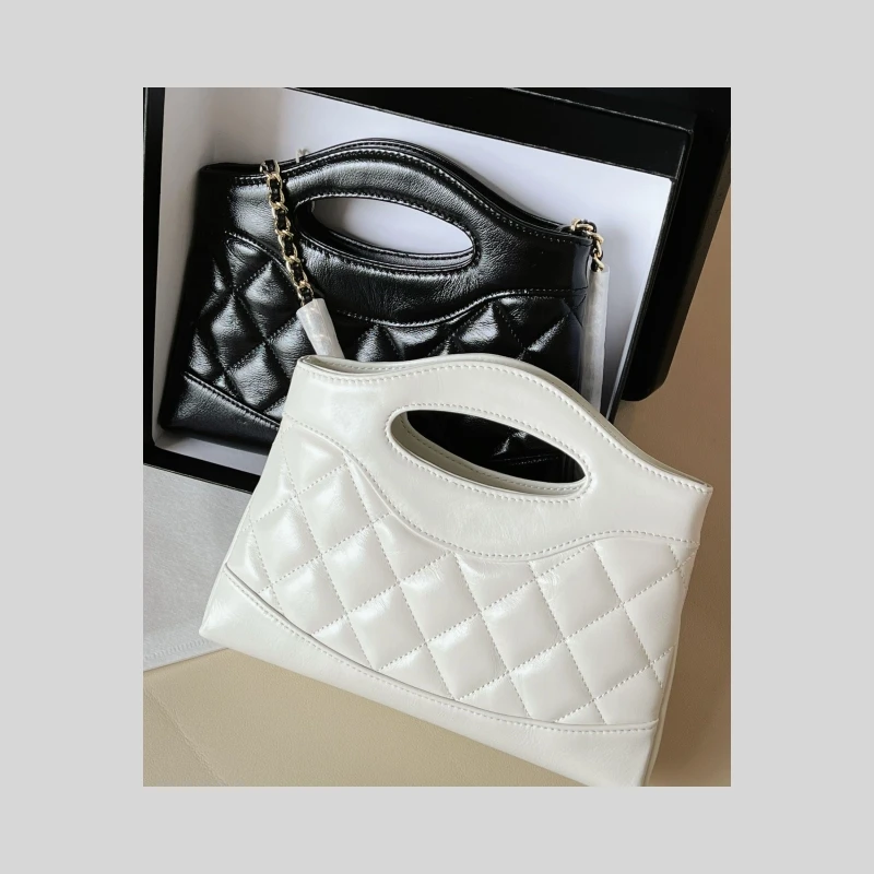 【806#编码】小香风nano菱格链条包包女31bag真皮手提斜挎小包