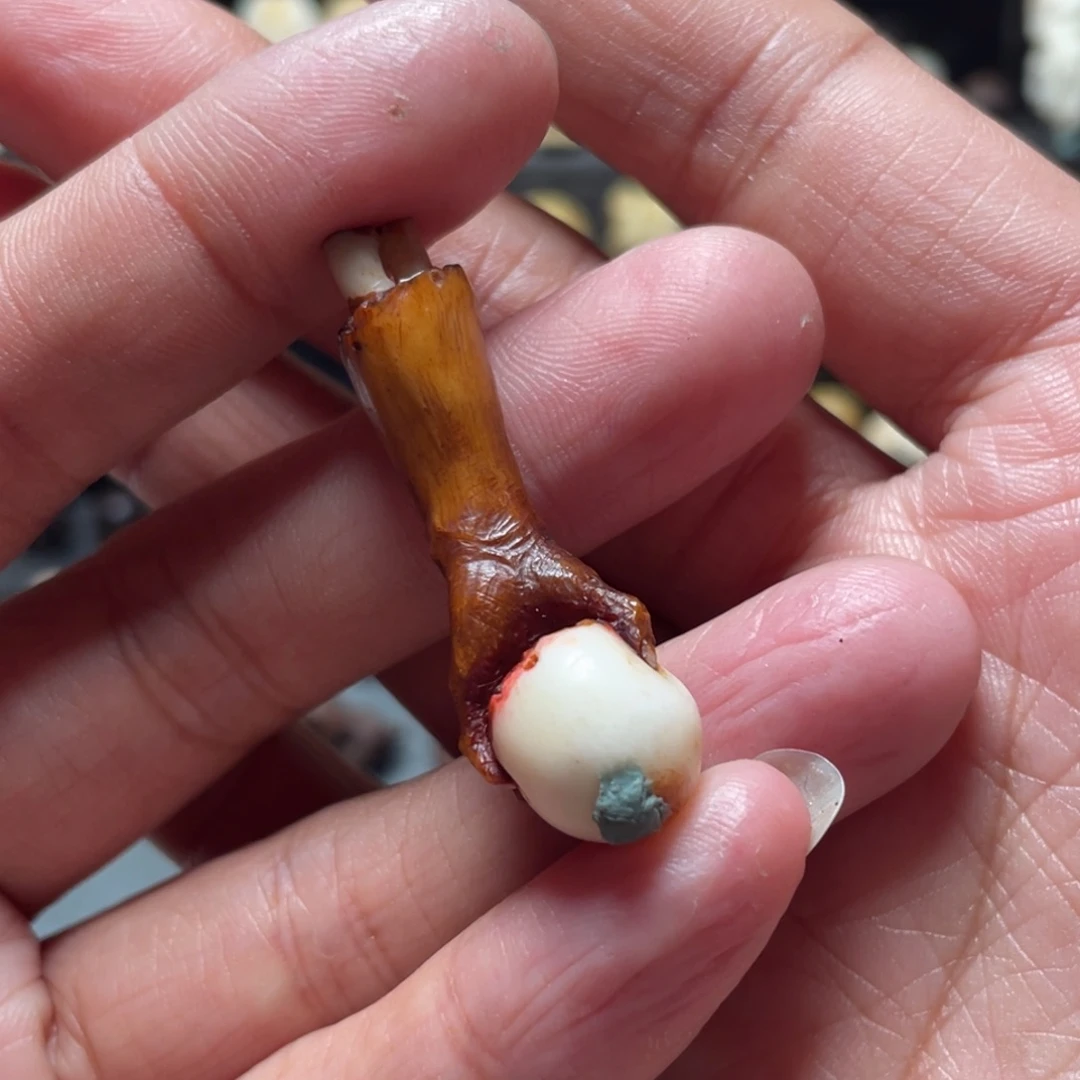 鹿角雕刻手抓系列一个