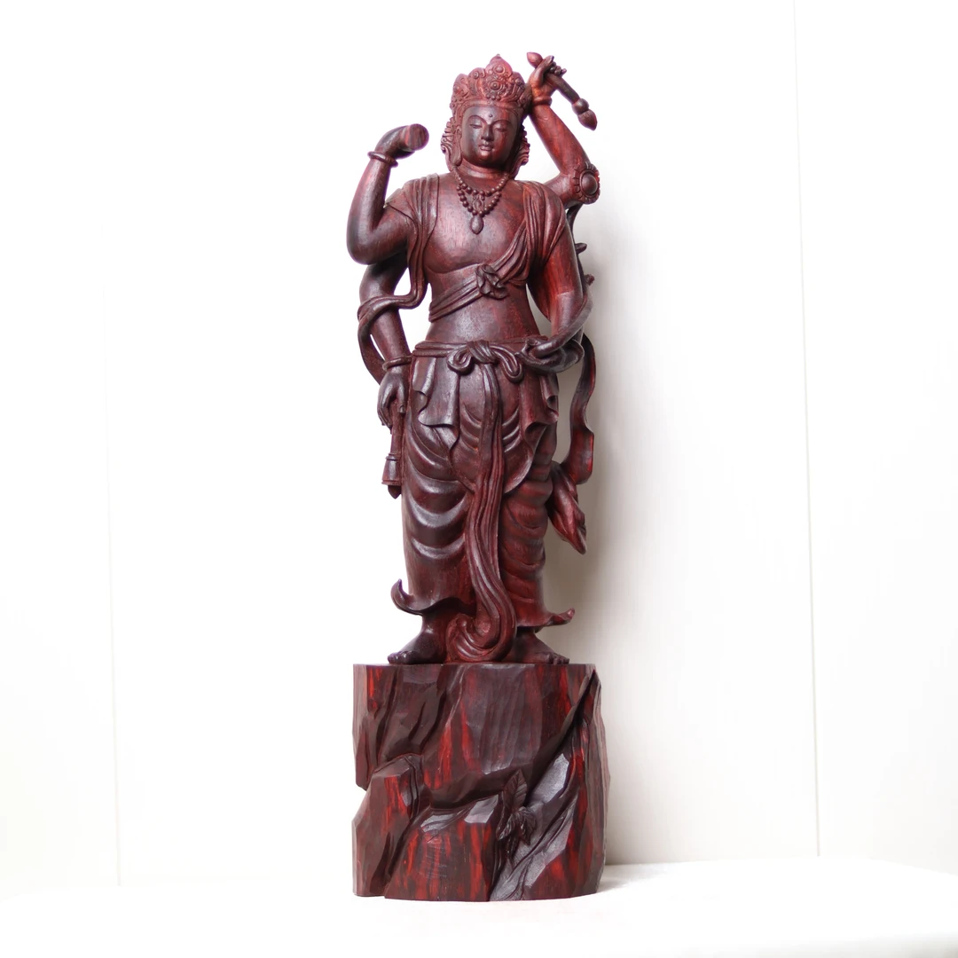 q29964 檀香紫檀-四臂观音