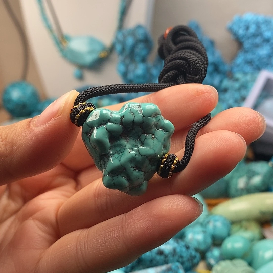 绿松石未镶嵌珠宝半成品