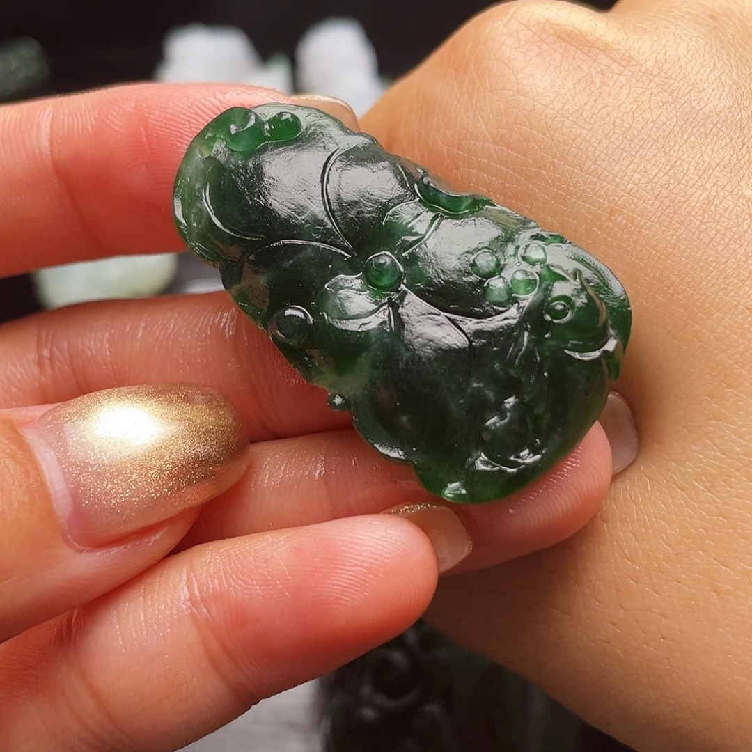 未镶嵌定制翡翠蝴****8天然
