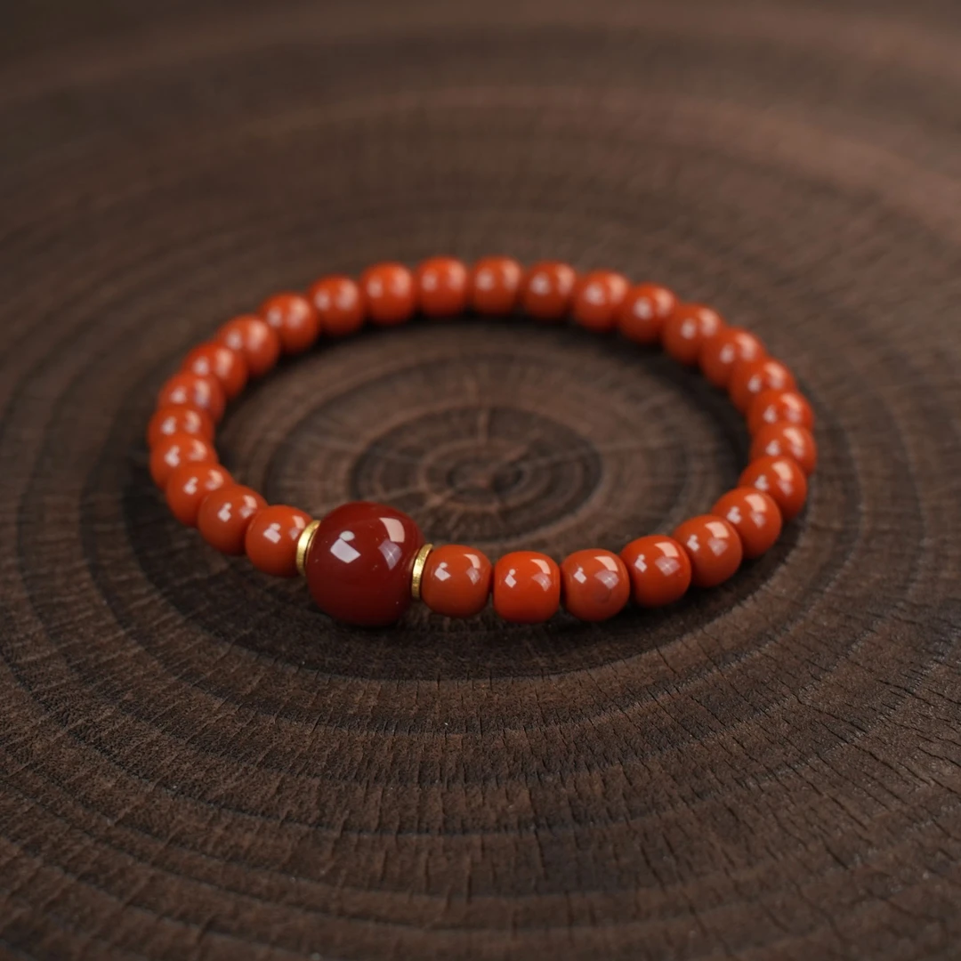 南红老型手串   C1186