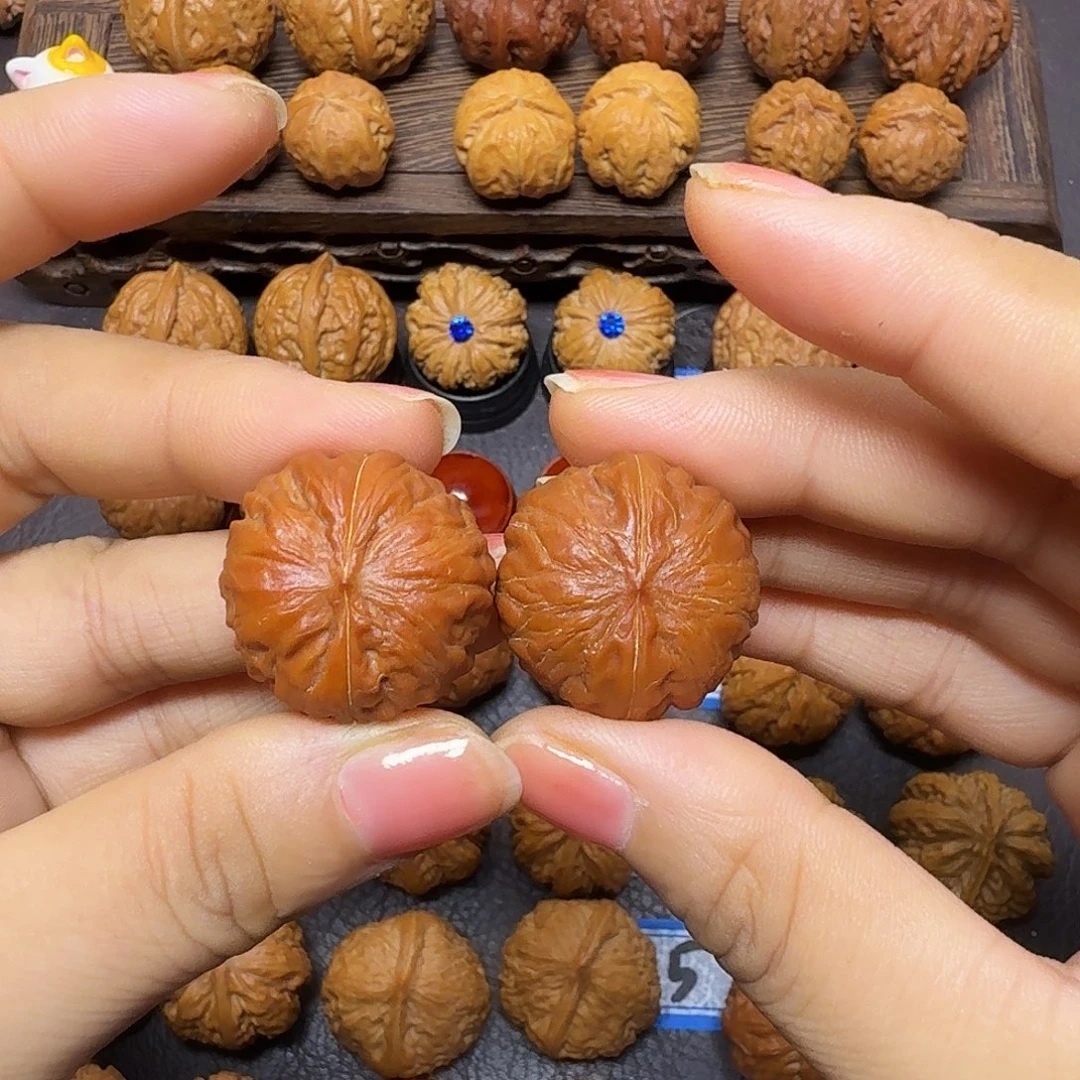 廊***葬把件文玩核桃26尺边肚同尺磨盘